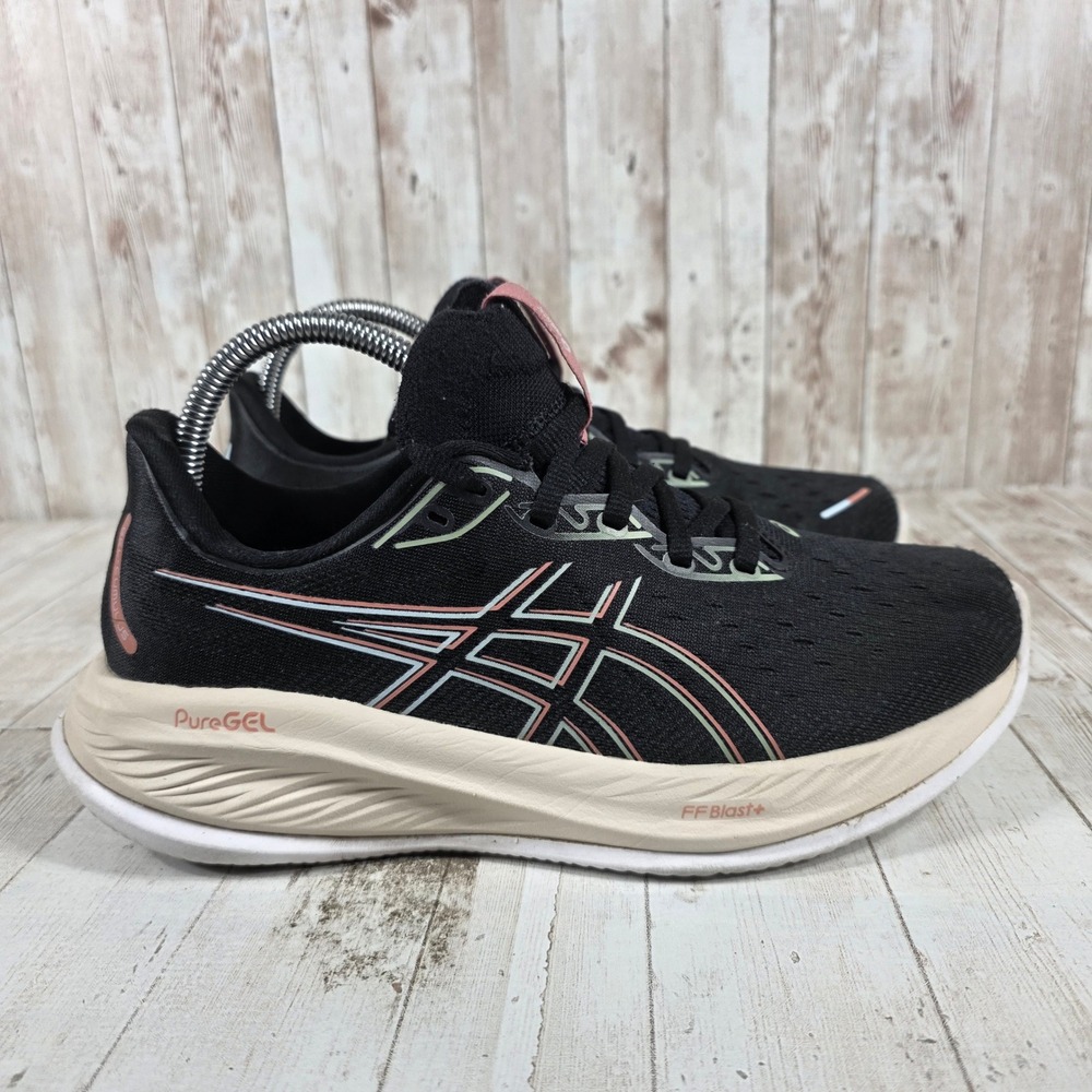 Asics Gel Cumulus 25 Womens Running Shoes Black Fawn 1012B599 Size 8.5